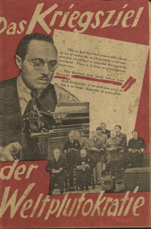 Das Kriegsziel der Weltplutokratie (The war destination of the world plutocracy)