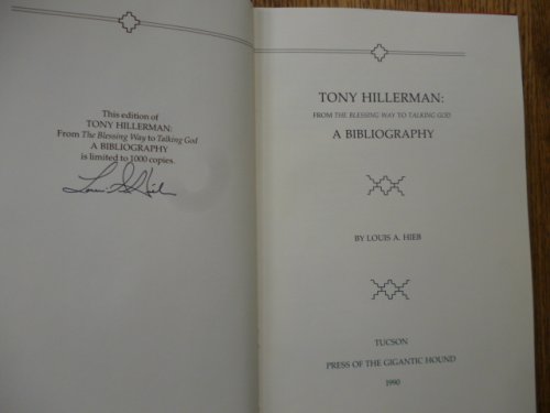 Tony Hillerman: From The Blessing Way to Talking God--A Bibliography