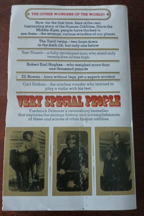 Very Special People: The Struggles, Loves and Triumphs of Human Oddities