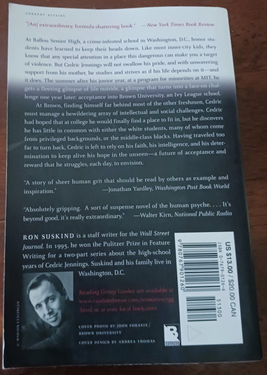 A Hope in the Unseen: An American Odyssey from the Inner City to the Ivy League