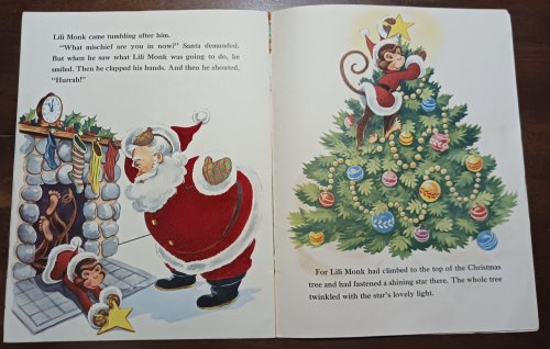 Santa Claus and Lili Monk (A Fuzzy Wuzzy Book)