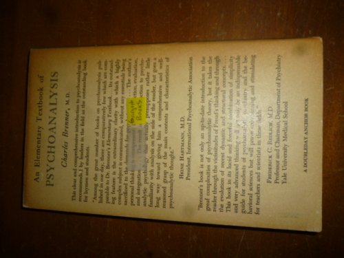 An Elementary Textbook of Psychoanalysis