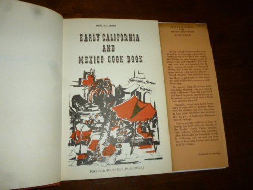 Early California and Mexico Cook Book