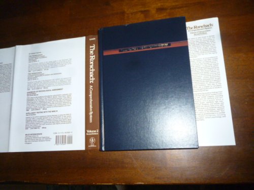 The Rorschach: A Comprehensive System, Volume2: Interpretation (Second Edition)