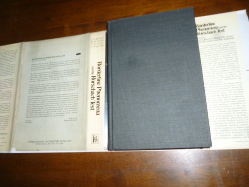 Borderline Phenomena and the Rorschach Test