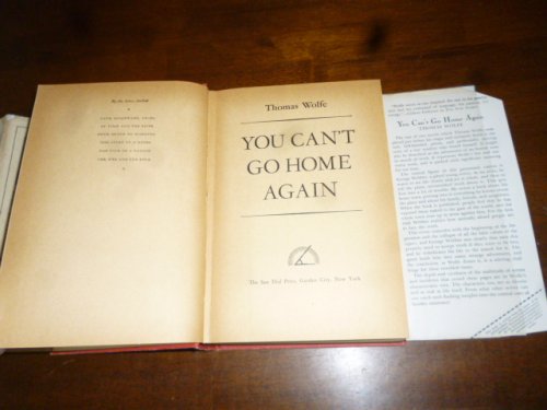 You Can't Go Home Again