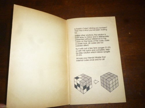 The Simple Solution to Rubik's Cube