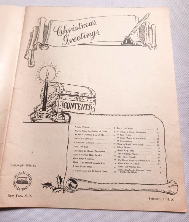 Treasure Chest of Christmas Songs and Carols
