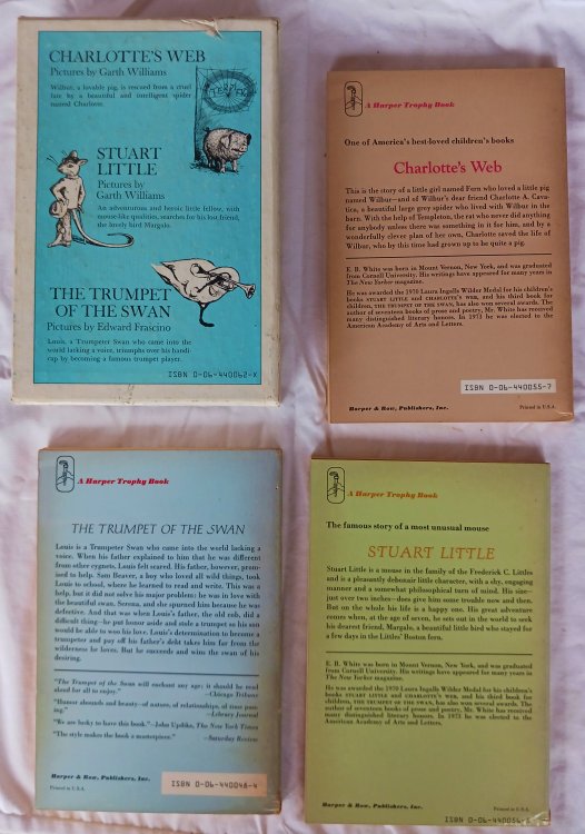 Image for Charlotte's Web/Stuart Little/The Trumpet of the Swan (Boxed Set) Charlotte's Web/Stuart Little/The Trumpet of the Swan (Boxed Set)