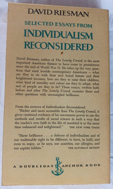 Individualism Reconsidered