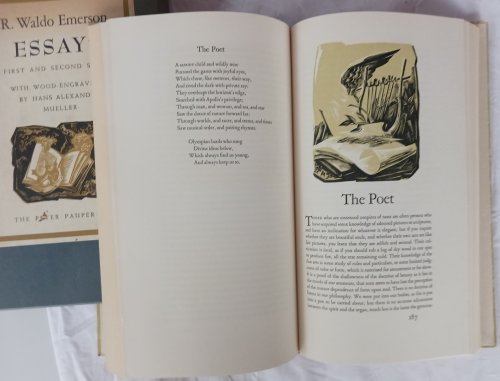 Essays: First and Second Series, with Wood-Engravings by Hans Alexander Mueller
