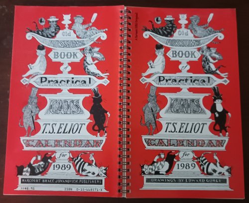 Old Possum's Book of Practical Cats Calendar for 1989
