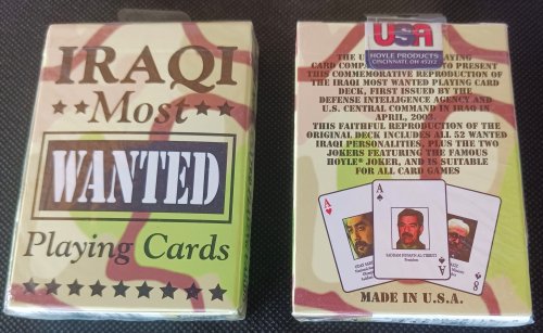Iraqi Most Wanted Playing Cards (2 Decks)