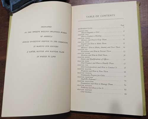 A Manual for Club Women