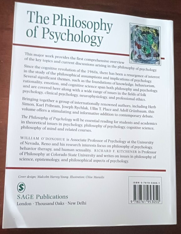 The Philosophy of Psychology