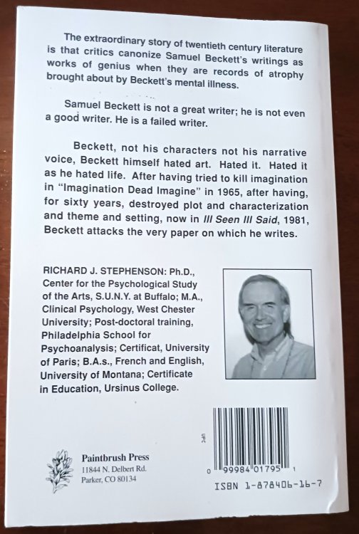 The Insanity of Samuel Beckett's Art