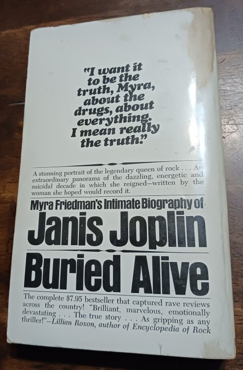 Buried Alive: The Biography of Janis Joplin