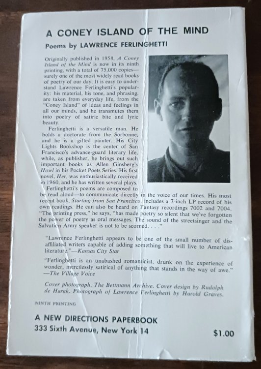 Image for A Coney Island of the Mind A Coney Island of the Mind