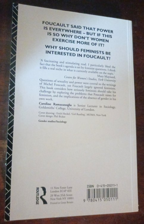 Up Against Foucault: Explorations of Some Tensions between Foucault and Feminism