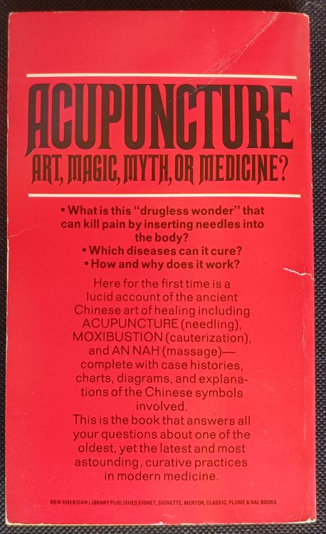 Acupuncture: A Layman's View