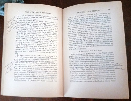 The Story of Punishment: A Record of Man's Inhumanity to Man