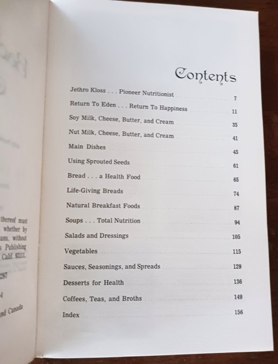 The Back to Eden Cookbook