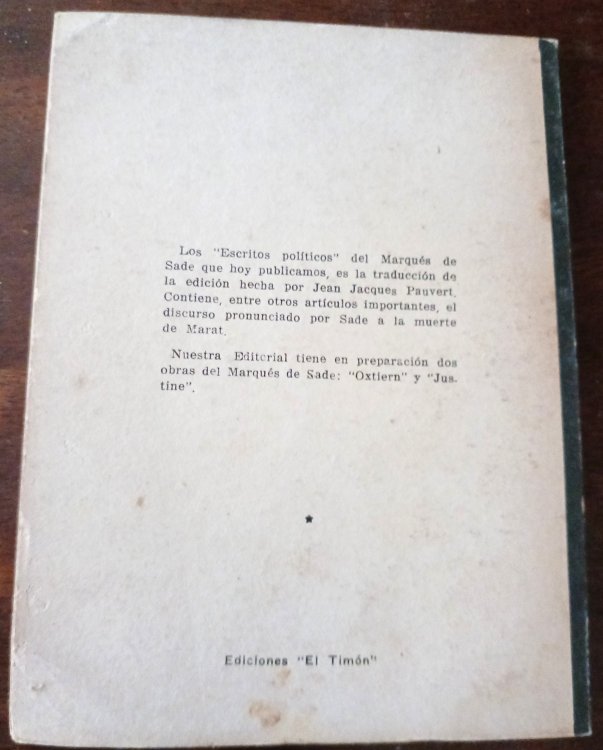 Escritos Politicos/Political Writings