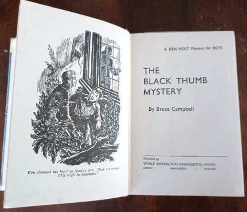 Image for The Black Thumb Mystery (A Ken Holt Mystery) The Black Thumb Mystery (A Ken Holt Mystery)