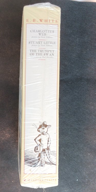 Three Beloved Classics by E. B. White: Charlotte's Web, Stuart Little, The Trumpet of the Swan (Boxed Set)