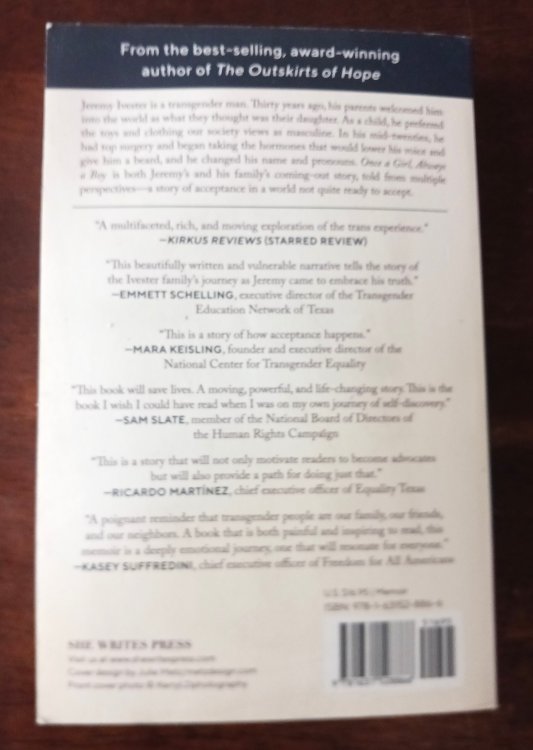 Once a Girl, Always a Boy: A Family Memoir of a Transgender Journey