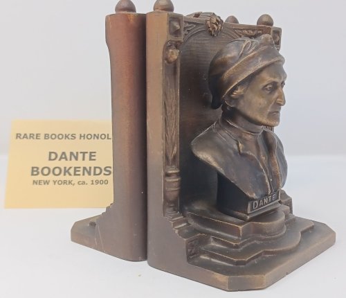 DANTE BOOKENDS - early 20th cent