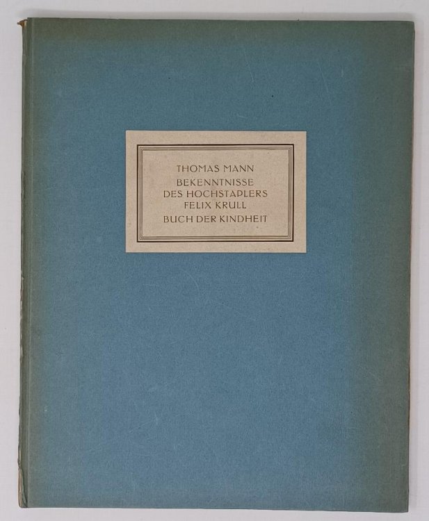 Bekenntnisse Des Hochstaplers Felix Krull - Buch Der Kindheit