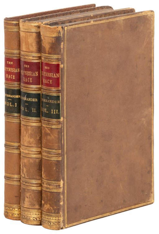 An Account of the Polynesian Race.- Its Origin and Migrations and the Ancient History of the Hawaiian People to the Times of Kamehameha I. 3 volumes + the separate Index