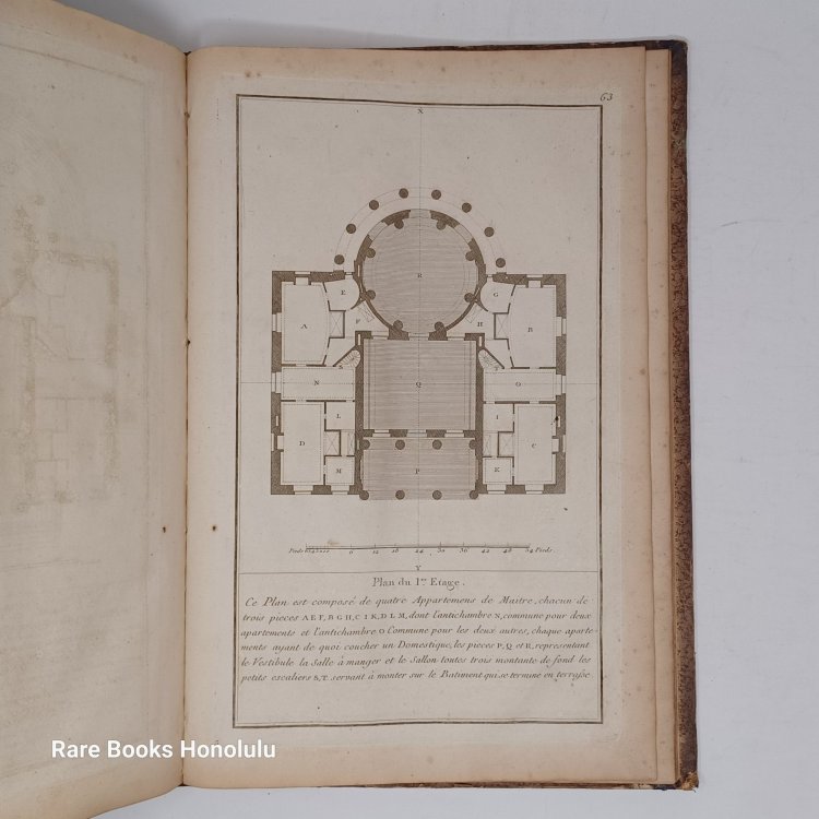 Grand et nouveau Vignole, ou regle des cinq ordres d'architecture selon Jacques Barrozzio de Vignole, augmente de l'ordre francais, avec une traite de geometrie, de la coupe des pierres, des batiments et jardins, de charpente, de menuisierie et serrurerie