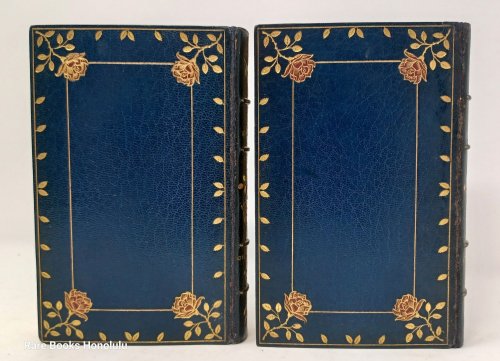 (FINE BINDING) The Vicar of Wakefield in 2 vol. (1885) - Being a Facsimile of the 1.st Edition of 1766'