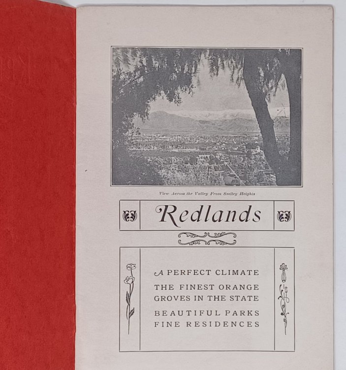 Two promotional brochures on the California town of Redlands