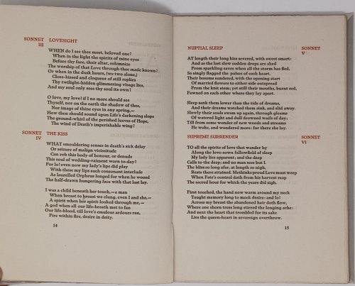 Sonnets and Songs Toward a Work to Be Called: the House of Life