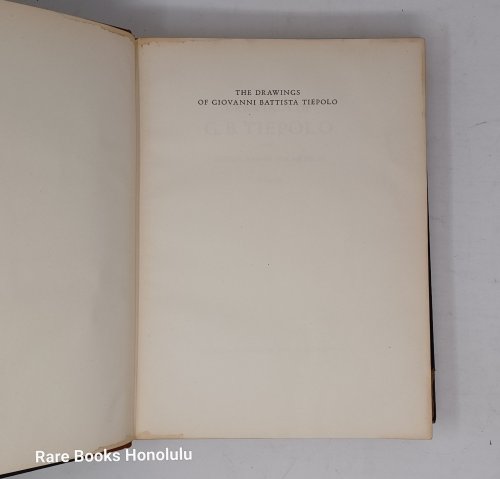 The drawings of G. B. Tiepolo, vol 2 only