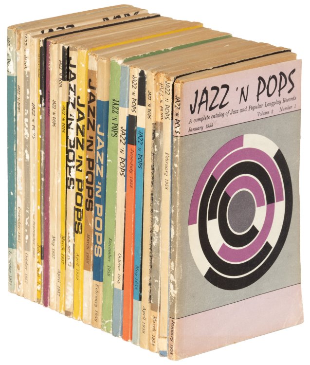 21 issues of Jazz 'N Pops (1957-59)
