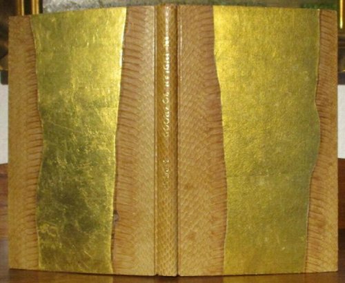 AN INDIAN BOYHOOD - 1948 Snakeskin & Leaf Gold Binding