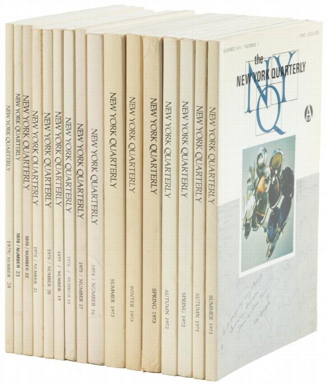 New York Quarterly, - Sixteen issues 1971-79