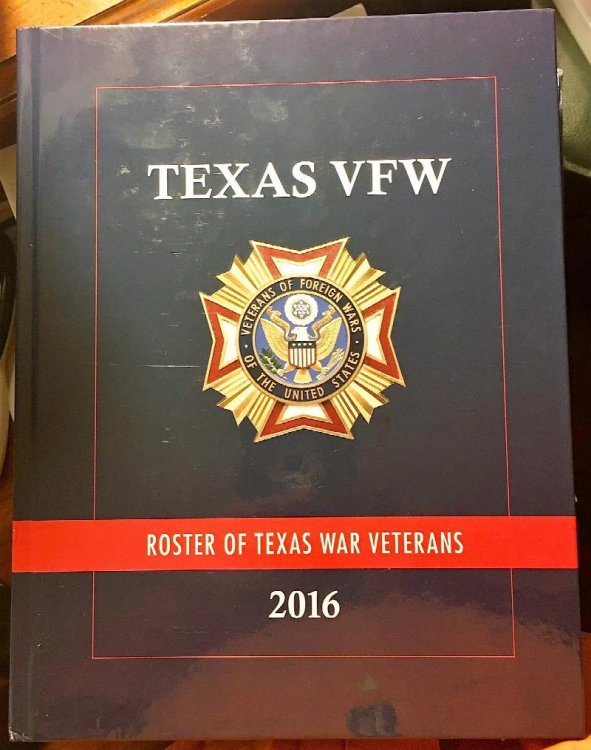2016 Texas VFW Roster of Texas War Veterans