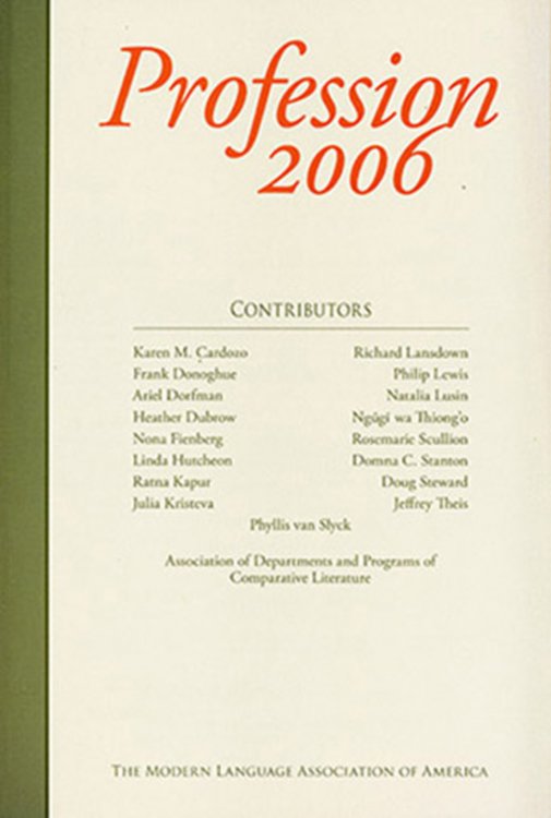 Profession 2006: The Role of the Intellectual in the 21st Century