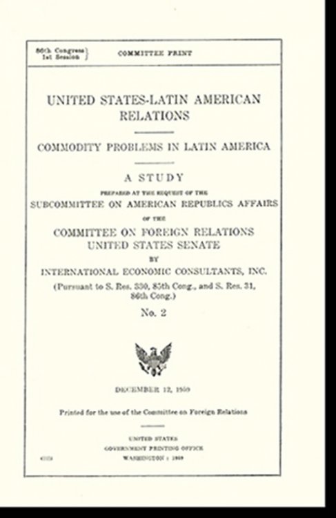 United States-Latin American Relations: A Study (No. 2)