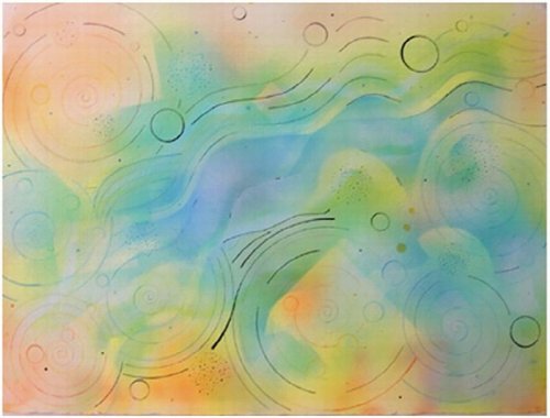Reflections on Water No. 1. Artist: Amy Ione. Signed.