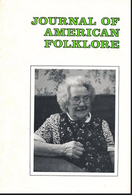 Journal of American Folklore (Vol, 96, No 380, April-June, 1983)