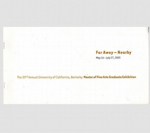 Far Away-Nearby (Exhibition Booklet)