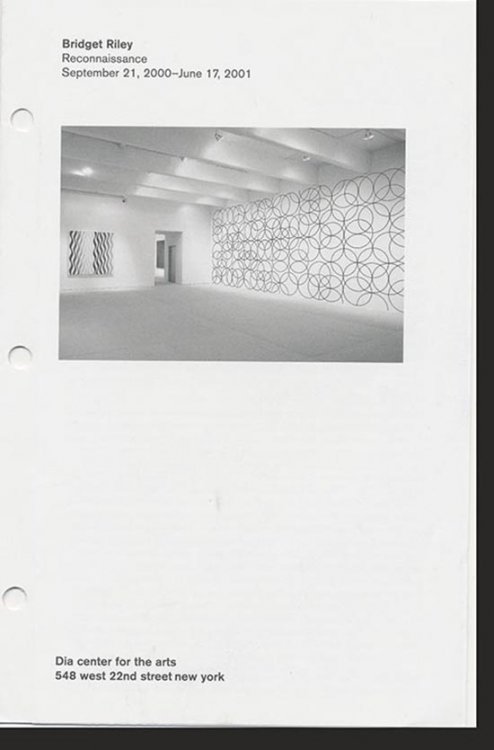 Bridget Riley Reconnaissance (Gallery Guide)