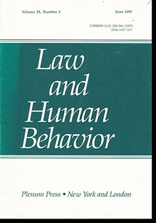 Law and Human Behavior (Volume 21, Number 3, June 1997)