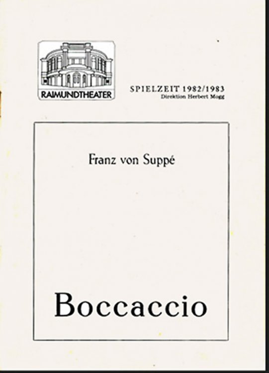 Boccaccio (Spielzeit 1982/1983 )